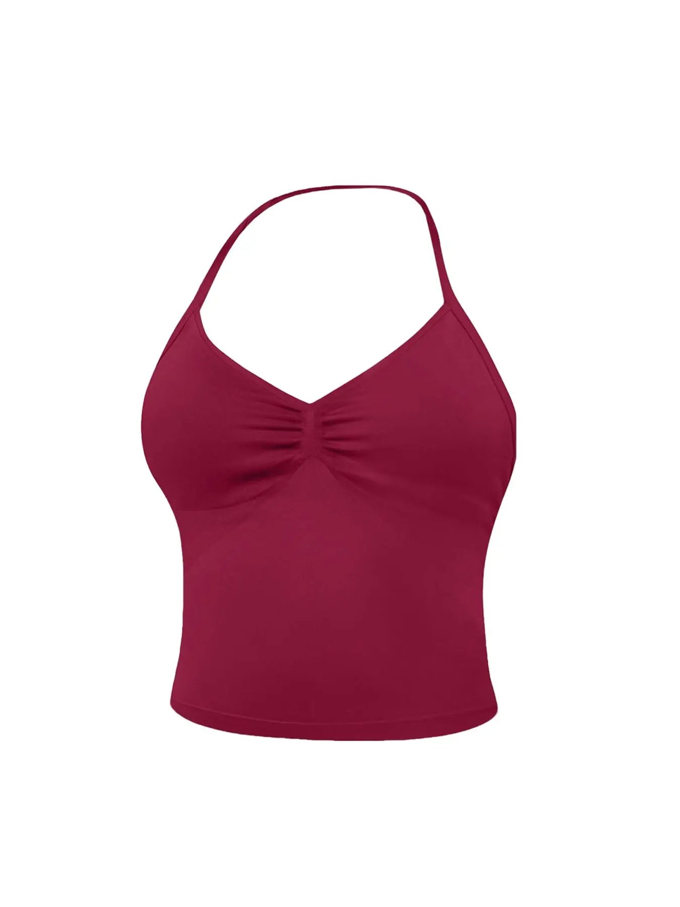 Women'S Sleeveless Sports Bra Set, Detachable Pads, High-Waisted Tight Pants, Sporty Style, Ideal for Yoga, Fitness, Daily Wear, Fitness Suit