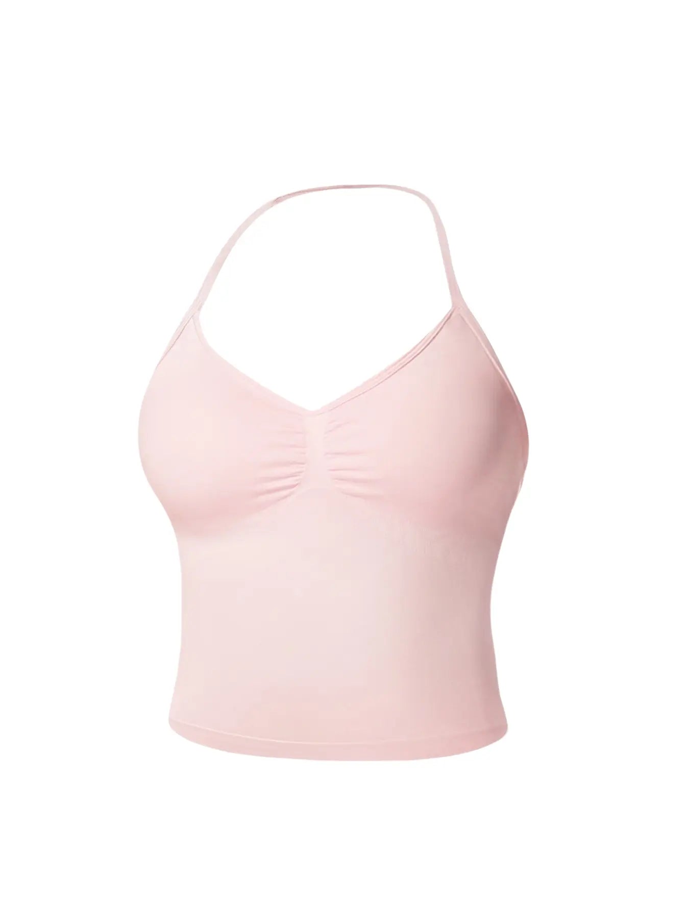 Women'S Sleeveless Sports Bra Set, Detachable Pads, High-Waisted Tight Pants, Sporty Style, Ideal for Yoga, Fitness, Daily Wear, Fitness Suit
