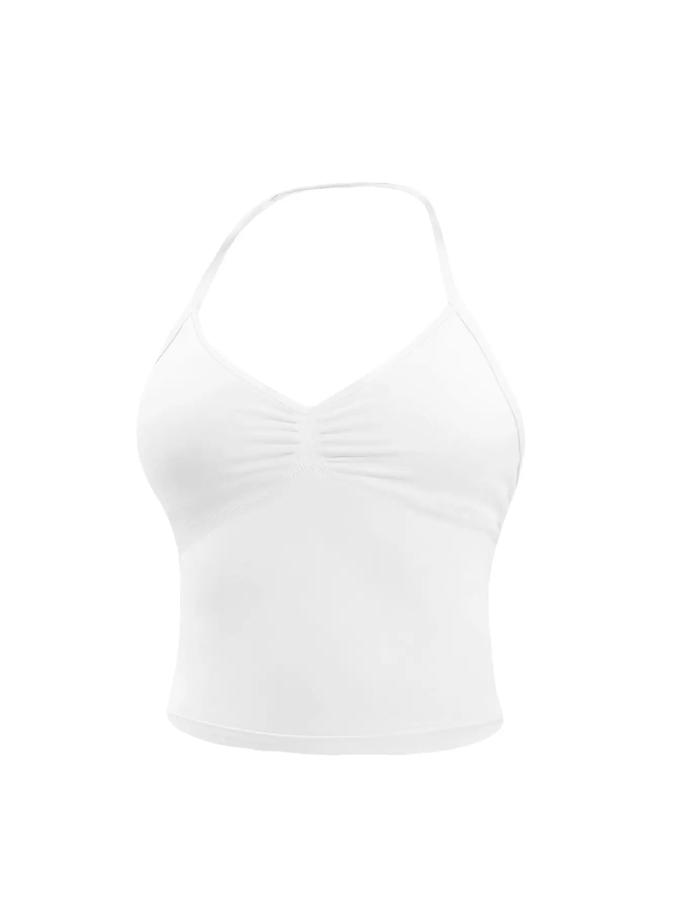 Women'S Sleeveless Sports Bra Set, Detachable Pads, High-Waisted Tight Pants, Sporty Style, Ideal for Yoga, Fitness, Daily Wear, Fitness Suit